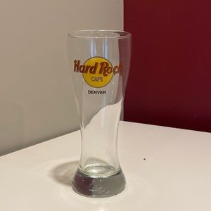 Hard Rock Cafe Denver Large Pilsner Glass - NEW